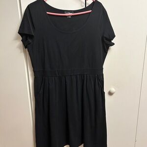 L.L. Bean Classic Black Mini Dress